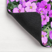 Purple Flowers Garden Mousepad (Ecke)
