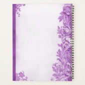 Purple Flowers Geblüht Planer (Rückseite)