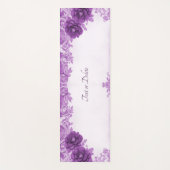 Purple Flowers Geblüht Yoga Mat Yogamatte (Vorderseite)