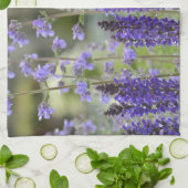 Purple Flowers Geschirrtuch (Gefaltet)