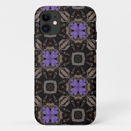 Purple Flowers iPhone5 Fall Case-Mate iPhone Hülle (Rückseite)