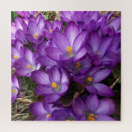 Purple Flowers Jigsaw Puzzle (Vertikal)
