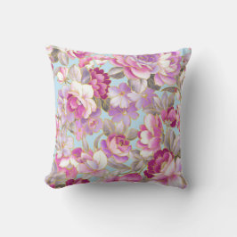 Purple Flowers Kissen