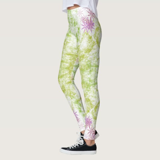 Purple Flowers Leggings (Links)