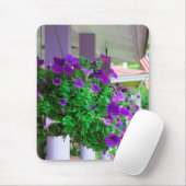 Purple Flowers - Martha's Vineyard Mousepad (Mit Mouse)