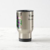 Purple Flowers - Martha's Vineyard Reisebecher (Mittel)