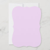 Purple Flowers Mason Jar Response Card Einladung (Rückseite)