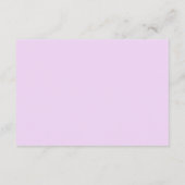 Purple Flowers Mason Jar Sicherheitsmaßnahmen Begleitkarte (Rückseite)