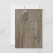 Purple Flowers Mason Jar Wedding RSVP Karte (Rückseite)