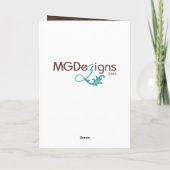 Purple Flowers Mason Jars Barn Wood Wedding Dankeskarte (Rückseite)