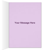 Purple Flowers Mason Jars Danke Karte (Innen (Rechts))