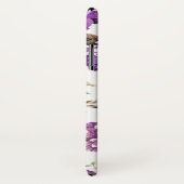 Purple Flowers Muster mit Monogramm Case-Mate iPhone Hülle (Hinten/Rechts)