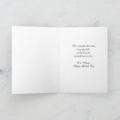 Purple Flowers Muttertagstochter Karte (Innenseite)