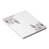 Purple Flowers Notepad Notizblock (angewinkelt)