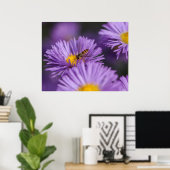 Purple Flowers Poster (Heimbüro)