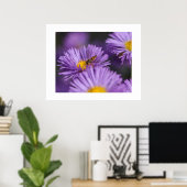 Purple Flowers Poster (Heimbüro)