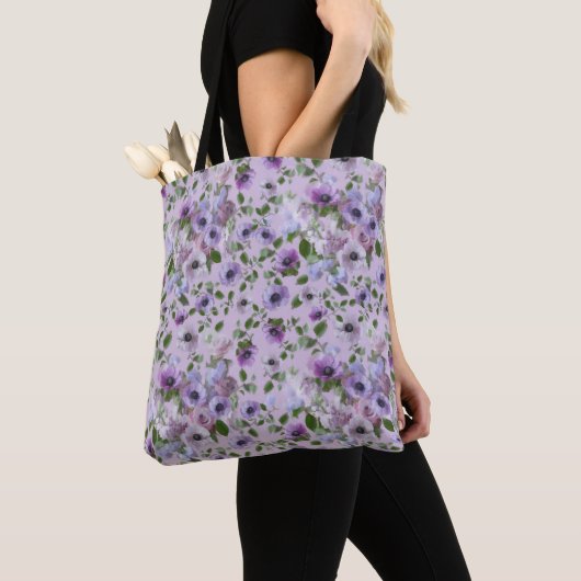 Purple Flowers Tasche (Von Nahem)