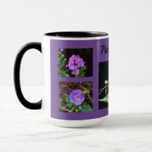 Purple Flowers Tasse