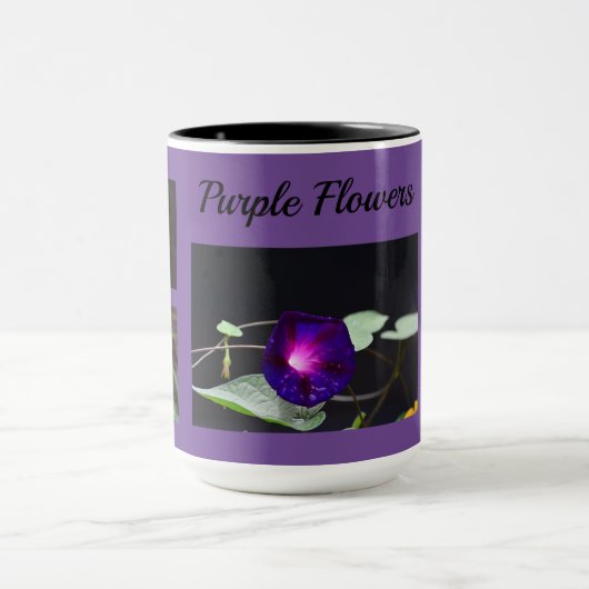 Purple Flowers Tasse (Zentrum)