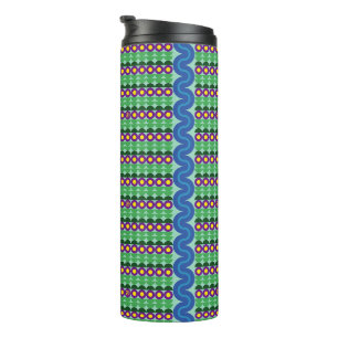 Purple Flowers - Thermal Tumbler Thermosbecher