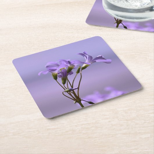 Purple Flowers Untersetzer (angewinkelt)