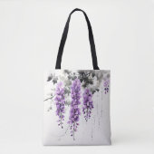 Purple Flowers Wisteria Tree Tasche (Vorderseite)