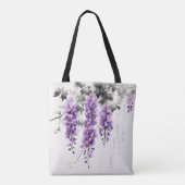 Purple Flowers Wisteria Tree Tasche (Rückseite)
