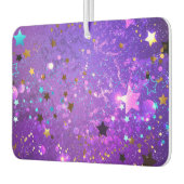 Purple foil background with Stars Autolufterfrischer (Links)
