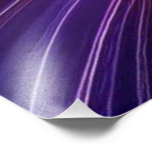Purple Fotodruck (Ecke)