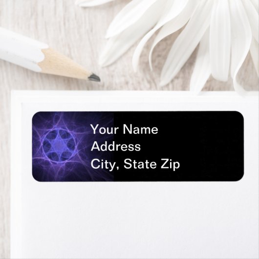 Purple Fractal Star of David (Insitu)