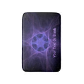 Purple Fractal Star of David Badematte (Vorderseite Vertikal)