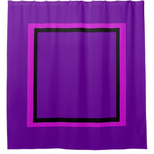Purple Frame Duschvorhang (Vorderseite)