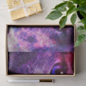 Purple Galaxy Cat  Seidenpapier (Geschenk)