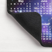 Purple Galaxy Cluster Celestial 2026 Calendar Mousepad (Ecke)