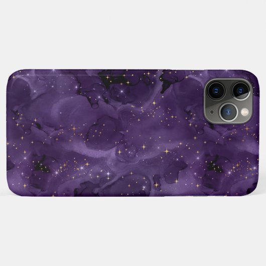 Purple Galaxy Series Design 8 Case-Mate iPhone Hülle (Rückseite (Horizontal))