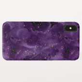 Purple Galaxy Series Design 8 Case-Mate iPhone Hülle (Rückseite (Horizontal))