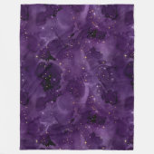 Purple Galaxy Series Design 8 Fleecedecke (Vorderseite)