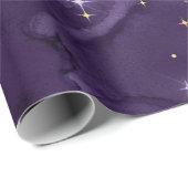 Purple Galaxy Series Design 8 Geschenkpapier (Rolleneckpunkt)