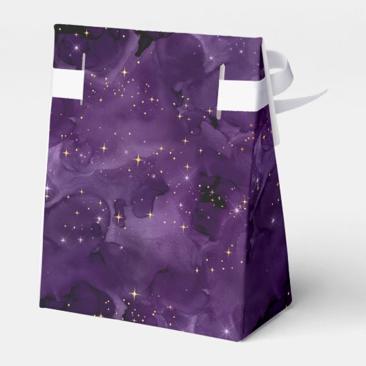 Purple Galaxy Series Design 8 Geschenkschachtel (Rückseite)