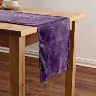 Purple Galaxy Series Design 8 Großer Tischläufer