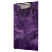 Purple Galaxy Series Design 8 Klemmbrett (Links)