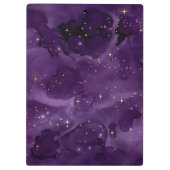 Purple Galaxy Series Design 8 Klemmbrett (Rückseite)
