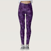 Purple Galaxy Series Design 8 Leggings (Vorderseite)