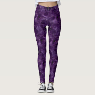 Purple Galaxy Series Design 8 Leggings