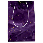 Purple Galaxy Series Design 8 Mittlere Geschenktüte (Vorderseite)