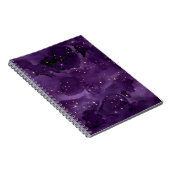 Purple Galaxy Series Design 8 Notizblock (Rechte Seite)