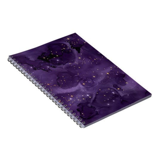 Purple Galaxy Series Design 8 Notizblock (Rechte Seite)