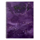 Purple Galaxy Series Design 8 Notizblock (Vorderseite)
