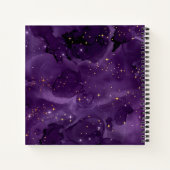 Purple Galaxy Series Design 8 Notizblock (Rückseite)
