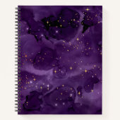Purple Galaxy Series Design 8 Notizblock (Vorderseite)